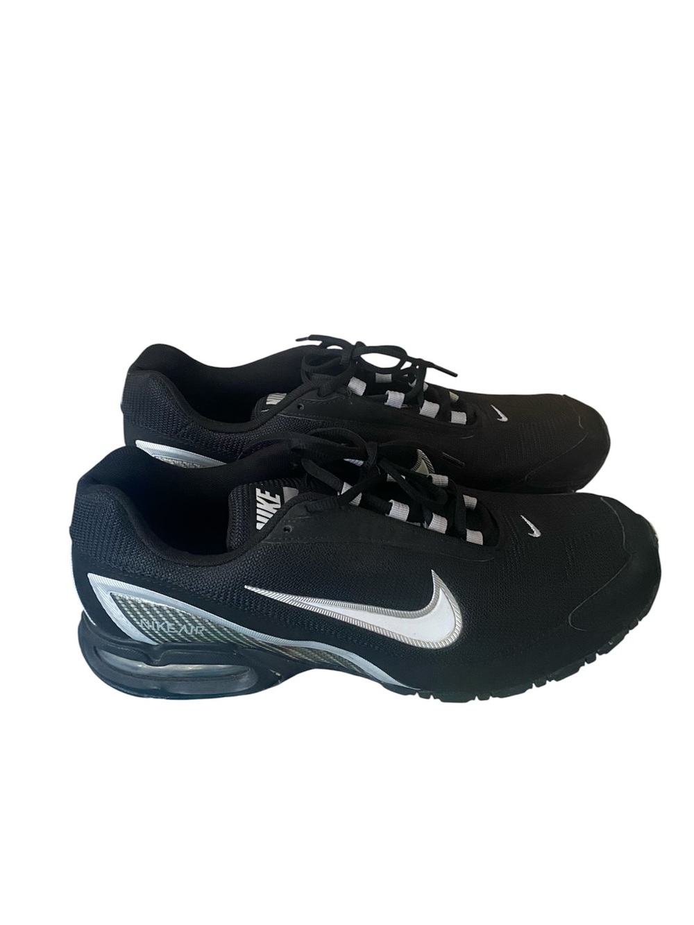 Nike Men’s Black with White Air Max Torch 3 Running Shoes 14